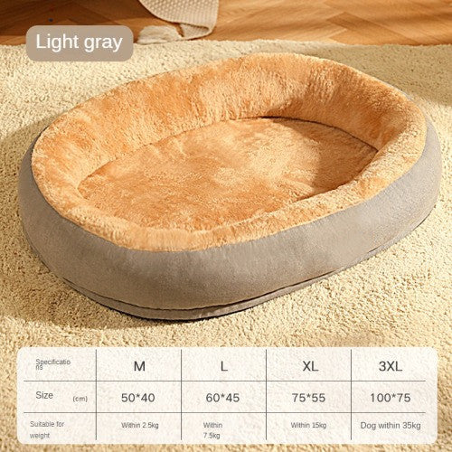 Removable And Washable Dog Bed Warm