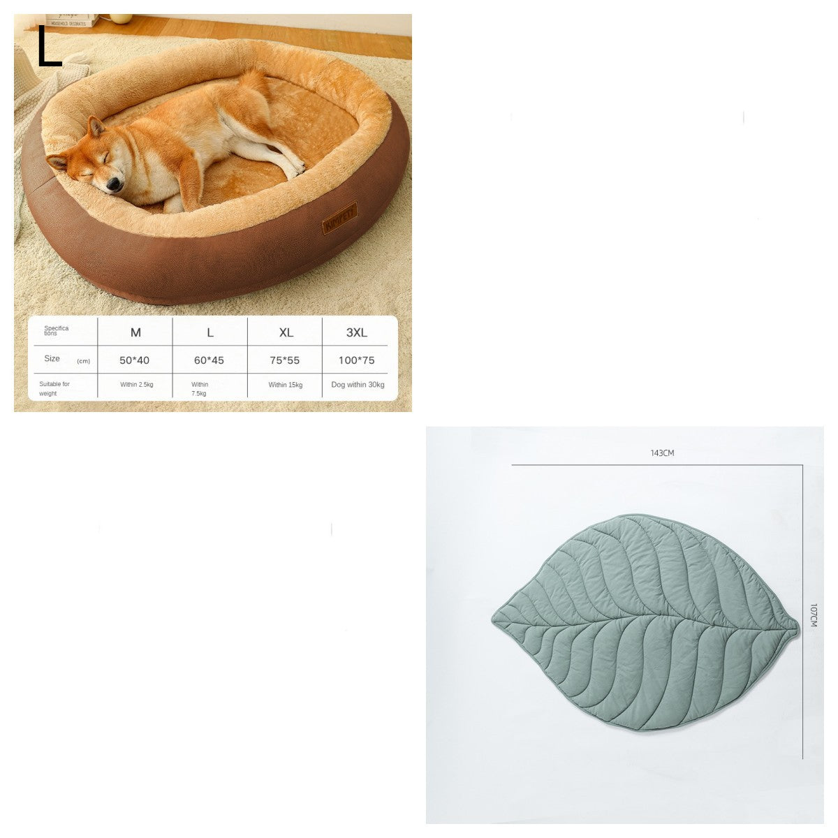 Removable And Washable Dog Bed Warm