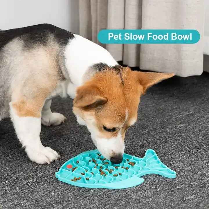 Silicone Dog Lick Mat | Slow Feeder & Anxiety Relief Pad