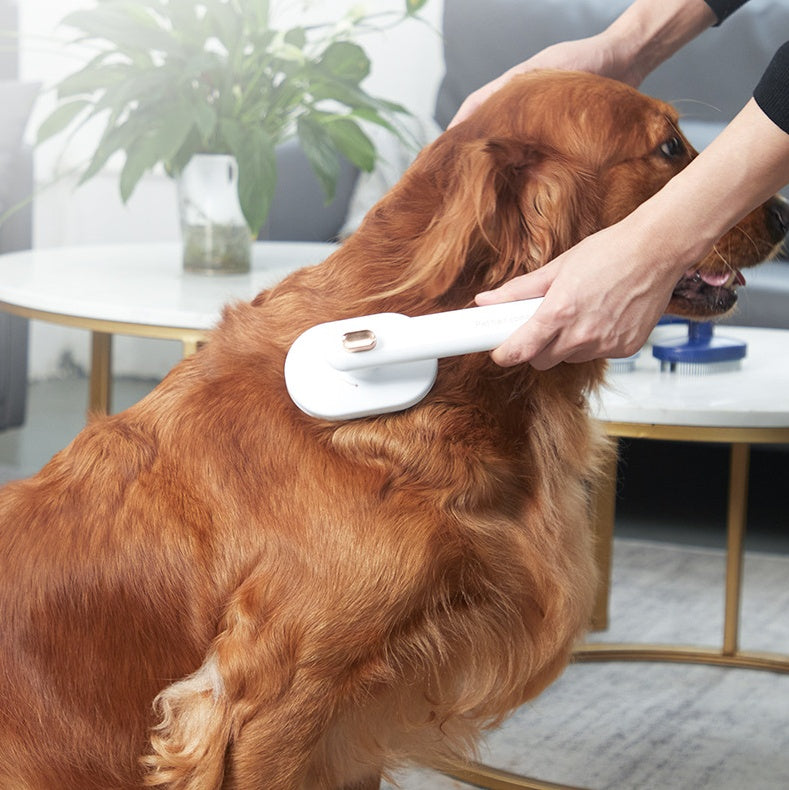 Self-Cleaning Pet Hair Removal Grooming Brush