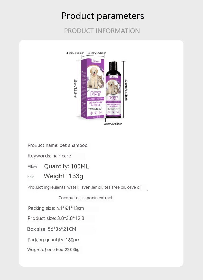 Anti-Itch Dog Shampoo for Soft & Tangle-Free Coat