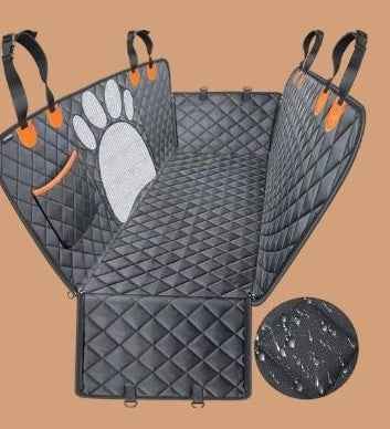 3-in-1 Dog Car Seat Cover | Machine Washable Travel Mat