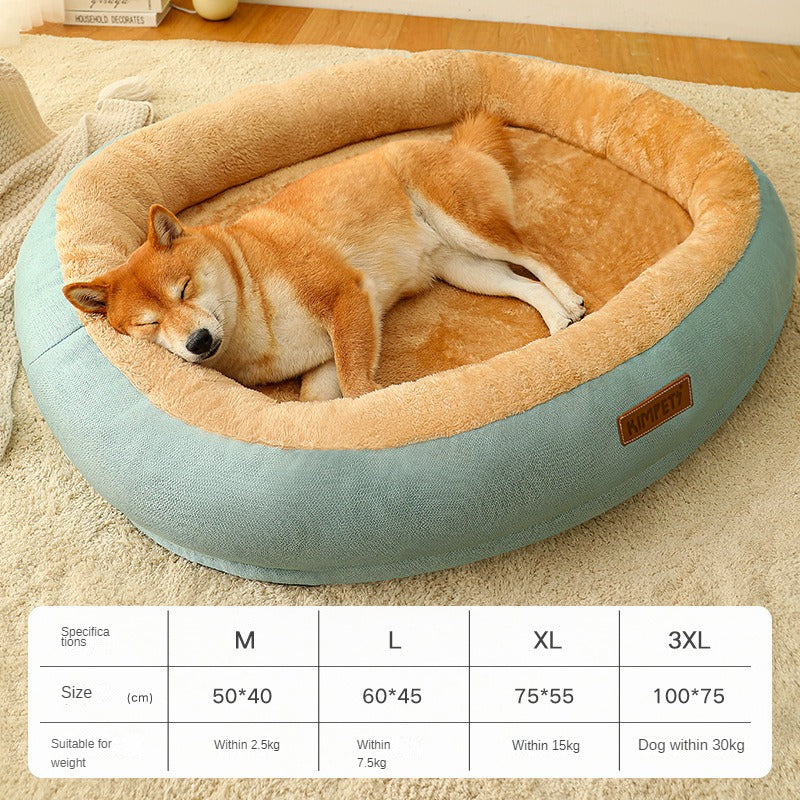 Removable And Washable Dog Bed Warm