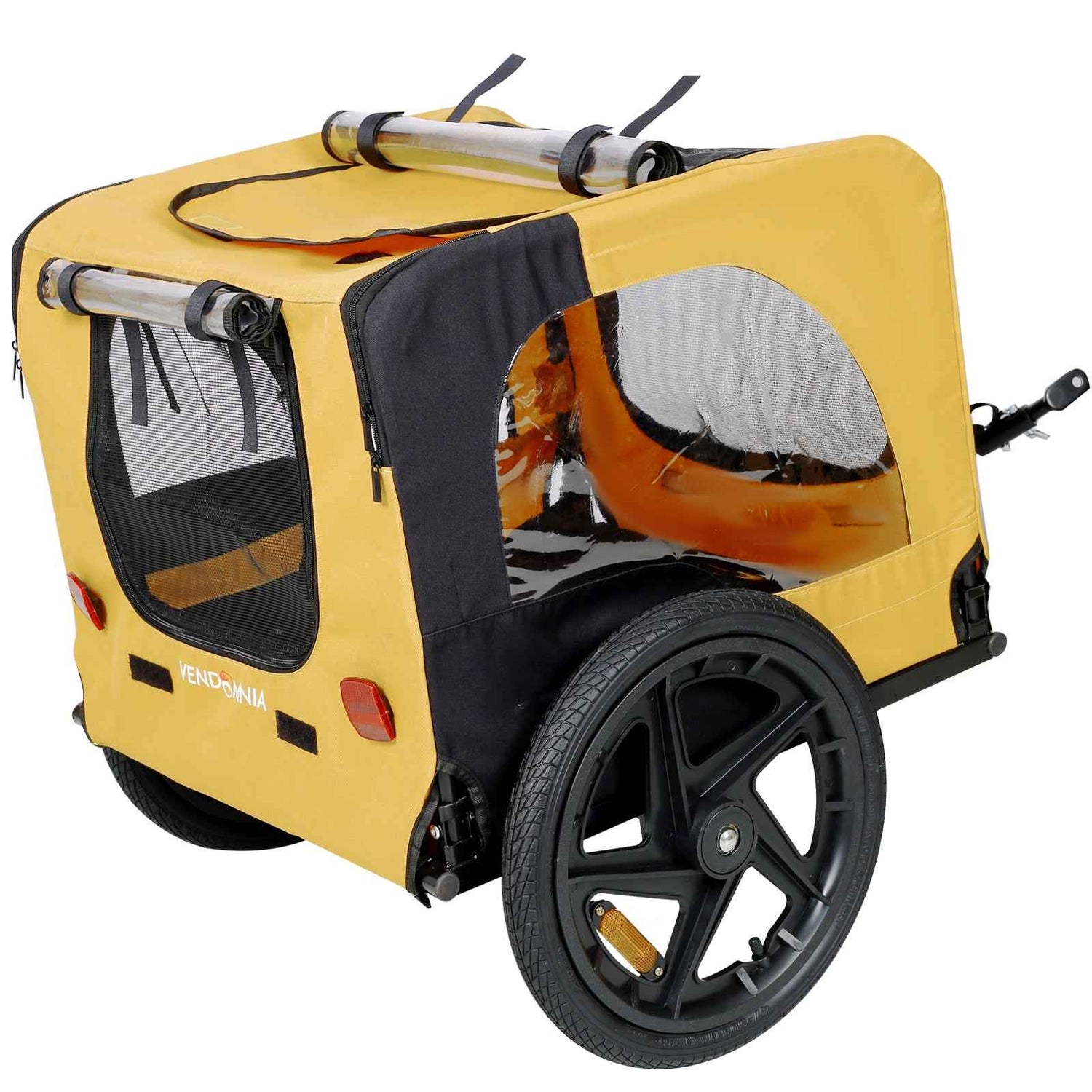 2-in-1 Dog Bike Trailer | Heavy-Duty Foldable Pet Carrier