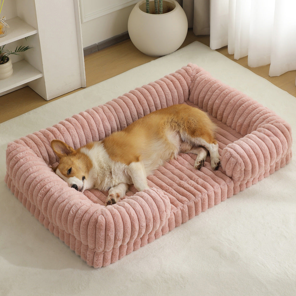 Warm Large Dog Bed Soft Comfortable Pet Sleeping Bed