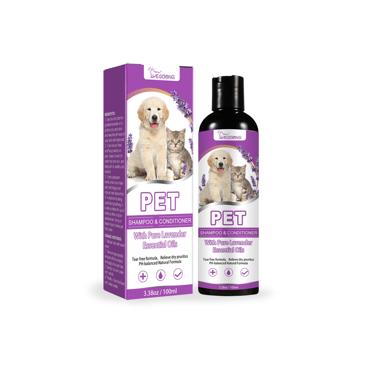 Anti-Itch Dog Shampoo for Soft & Tangle-Free Coat