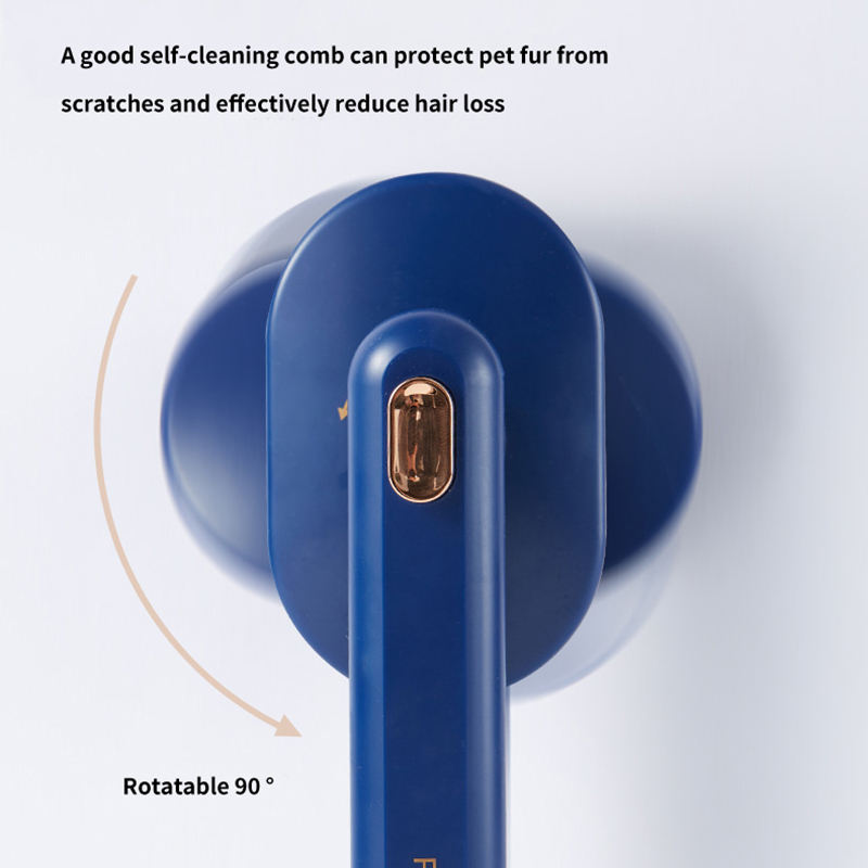 Self-Cleaning Pet Hair Removal Grooming Brush