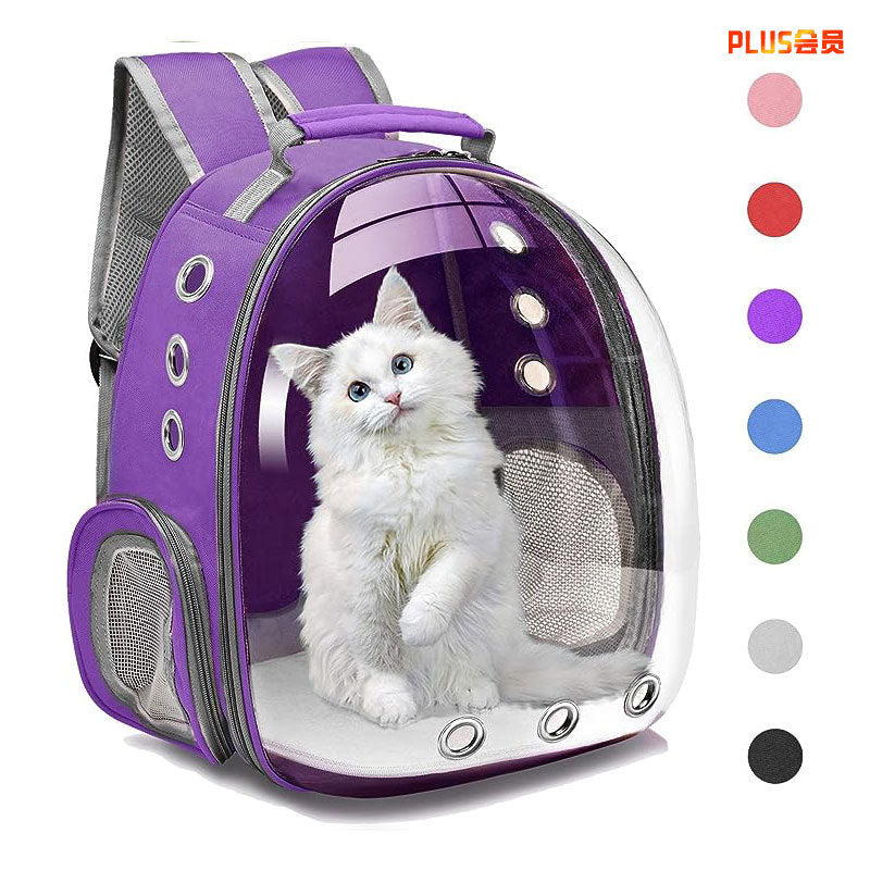 Large Capacity Transparent Pet Backpack