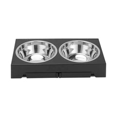 Stainless Steel Double Dog Feeding Station