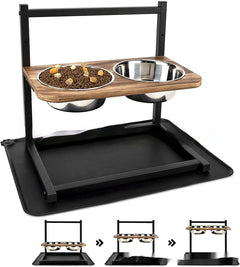 513 Inch Dog Feeding Bowl Set food and water bowls