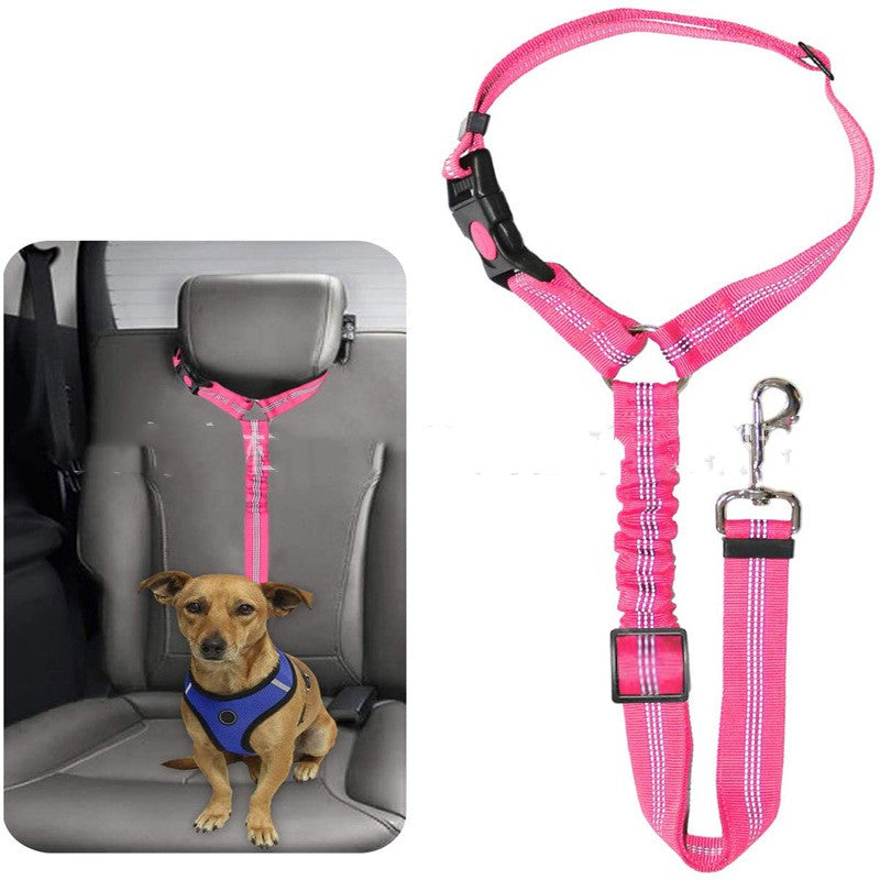 Dog Car Harness Elastic Strap