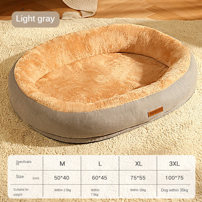 Removable And Washable Dog Bed Warm
