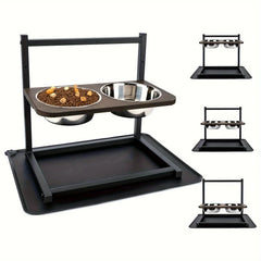 513 Inch Dog Feeding Bowl Set durable pet feeding bowls