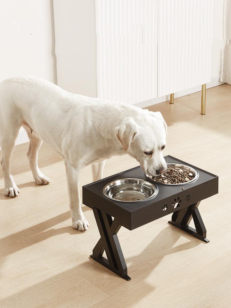 Stainless Steel Double Slow Feeder Bowl