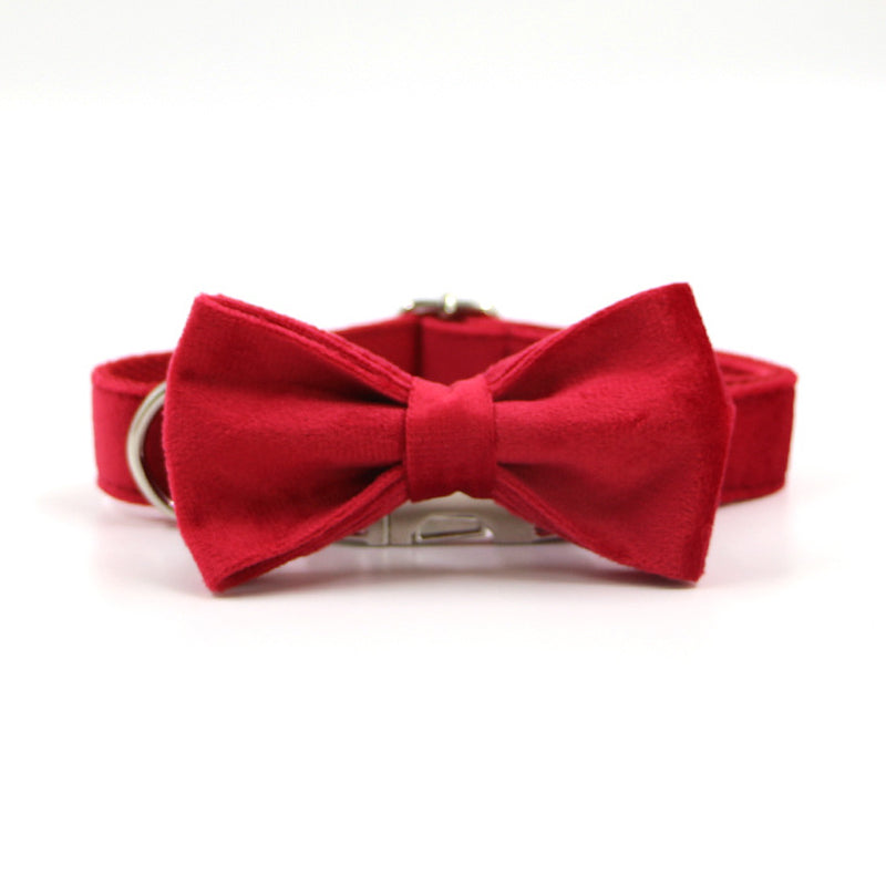 Christmas Velvet Pet Collar
