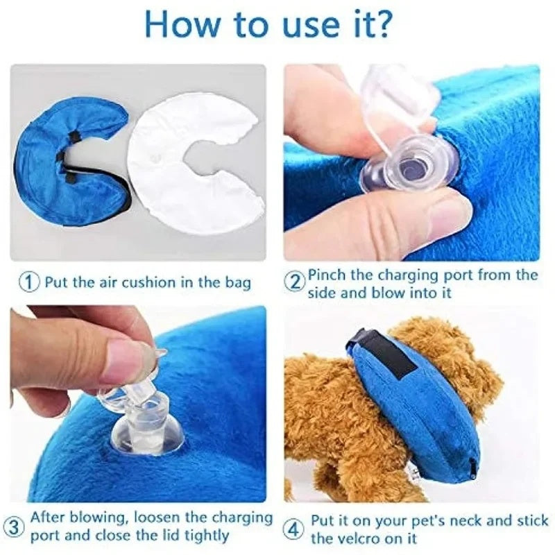 Inflatable Pet Recovery Collar