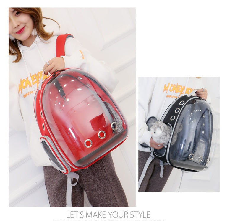 Space Bubble Pet Backpack