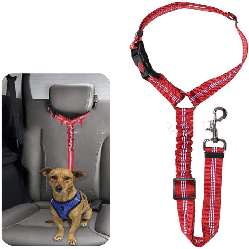 Dog Car Harness Elastic Strap