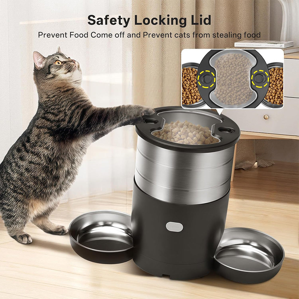 Double Bowl Smart Pet Feeder
