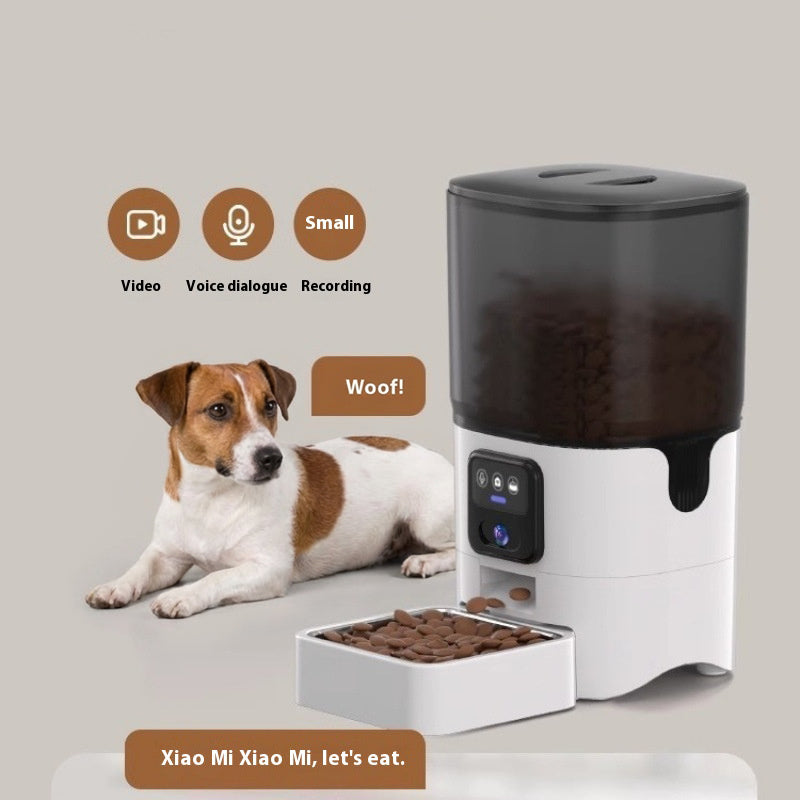 Smart Automatic 4L Pet Feeder – Anti-Clog Programmable Dog Food Dispenser