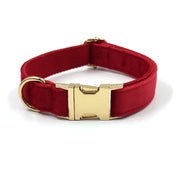 Christmas Velvet Pet Collar
