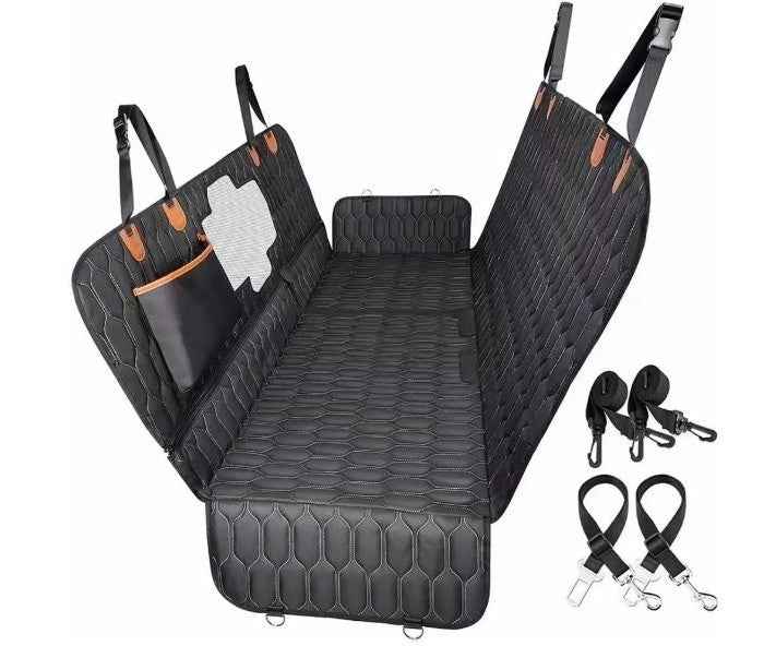 3-in-1 Dog Car Seat Cover | Machine Washable Travel Mat