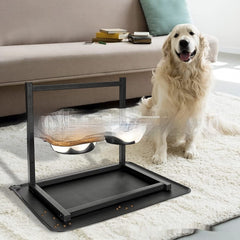513 Inch Dog Feeding Bowl Set stainless steel pet bowls