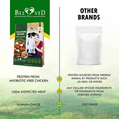 Chicken Wrapped Calcium Bones for Dogs | Grain-Free, Rawhide-Free Healthy Chews