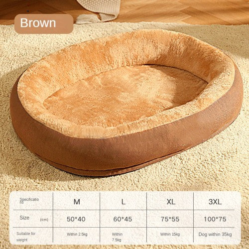 Removable And Washable Dog Bed Warm