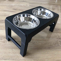 Adjustable Elevated Dog Feeding Bowl