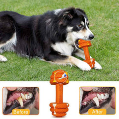 Durable Dog Chew Toy for Aggressive Chewers | Dumbbell Toy