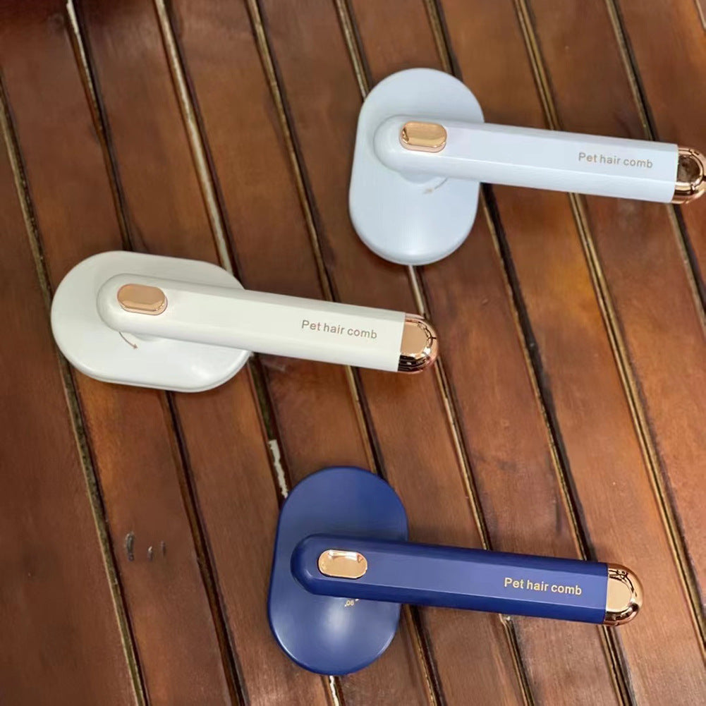 Self-Cleaning Pet Hair Removal Grooming Brush