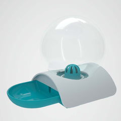 Pet Water Dispenser 2.8L – Automatic Water Fountain for Pets in sleek design with clear dome and blue basin.