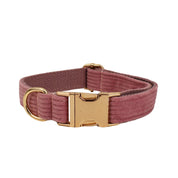 Corduroy Dog Collar & Leash