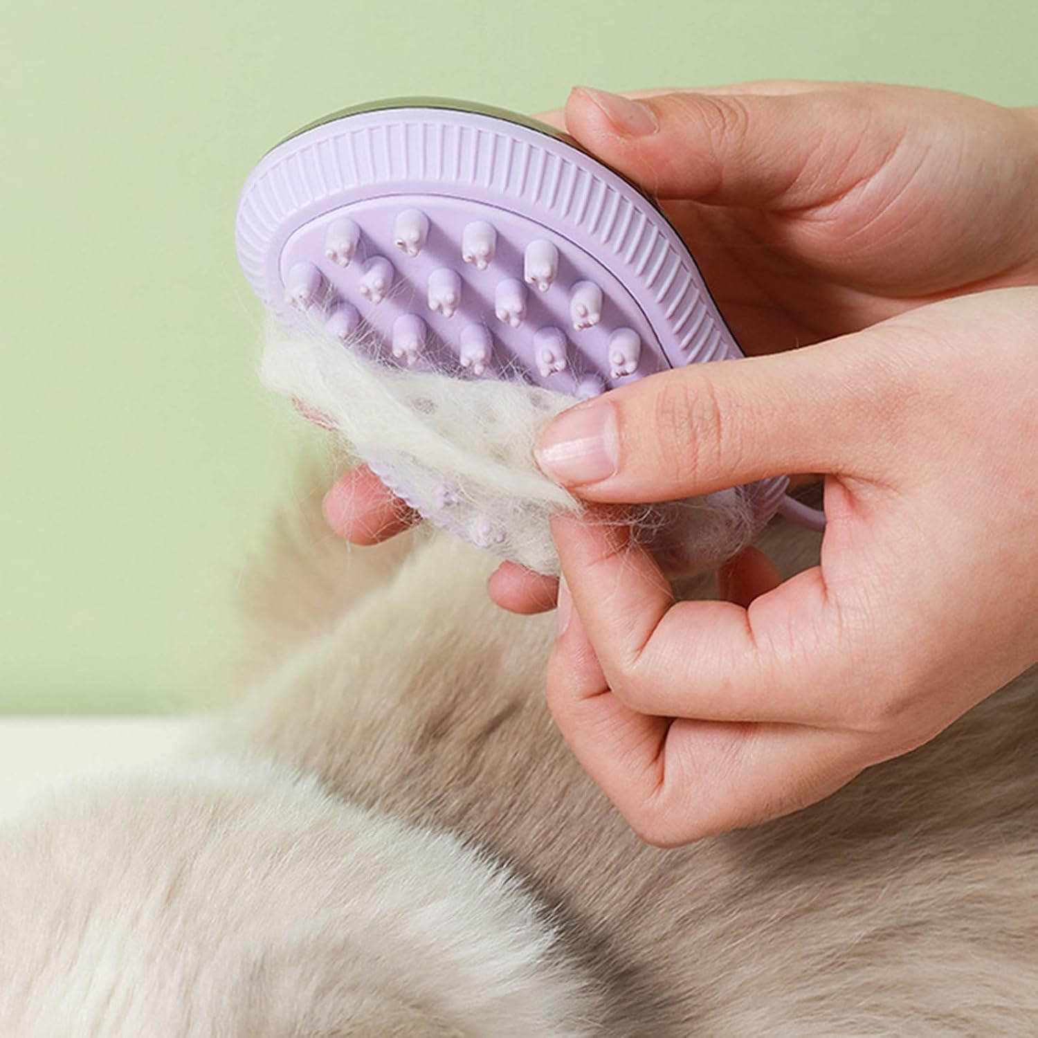 Silicone Dog Bath Brush with Shampoo Dispenser