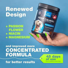 Hemp Calming Chews For Dogs Dog Calming Treats Anxiety Relief For Dogs