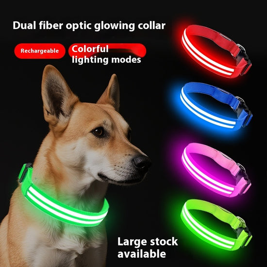 Shiny Reflective Dog Collar