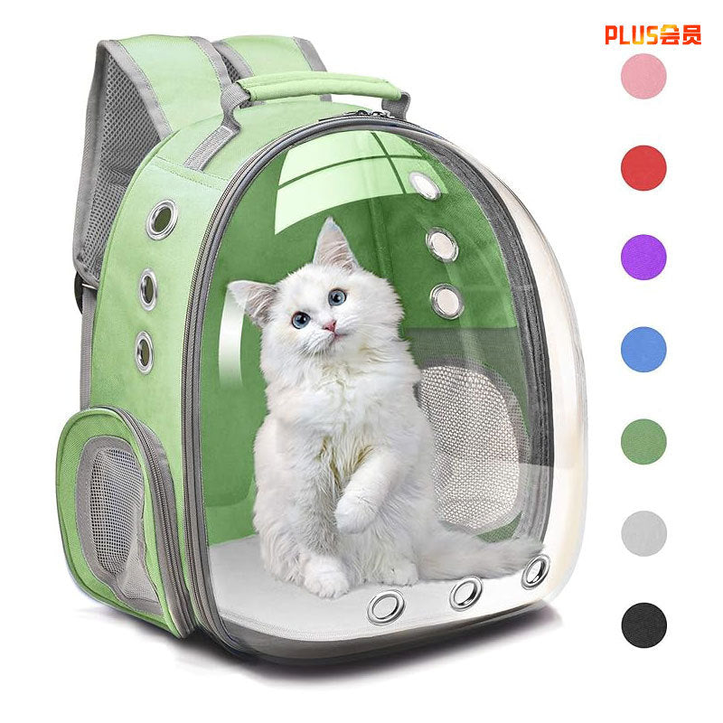Large Capacity Transparent Pet Backpack