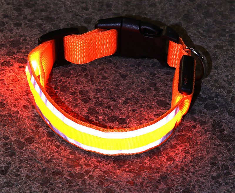 Luminous LED Safety Dog Collar