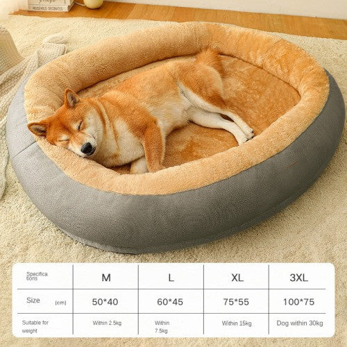 Removable And Washable Dog Bed Warm