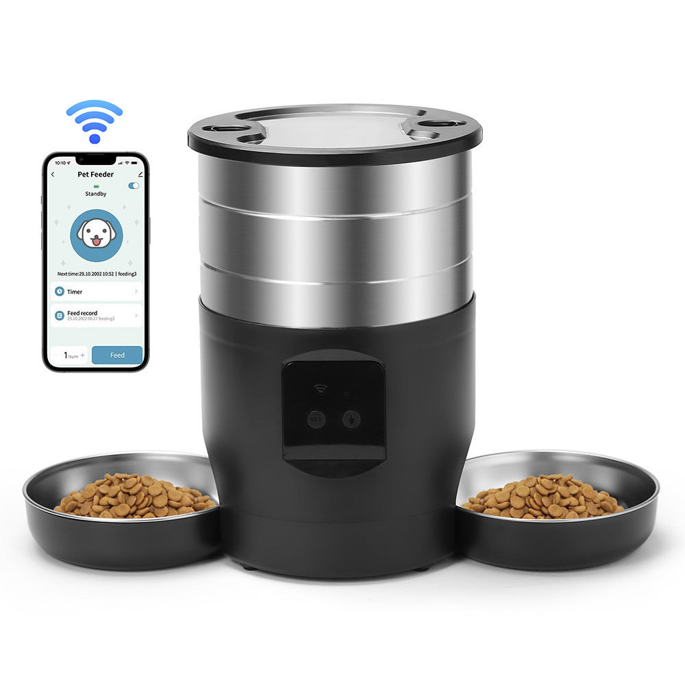 Double Bowl Smart Pet Feeder