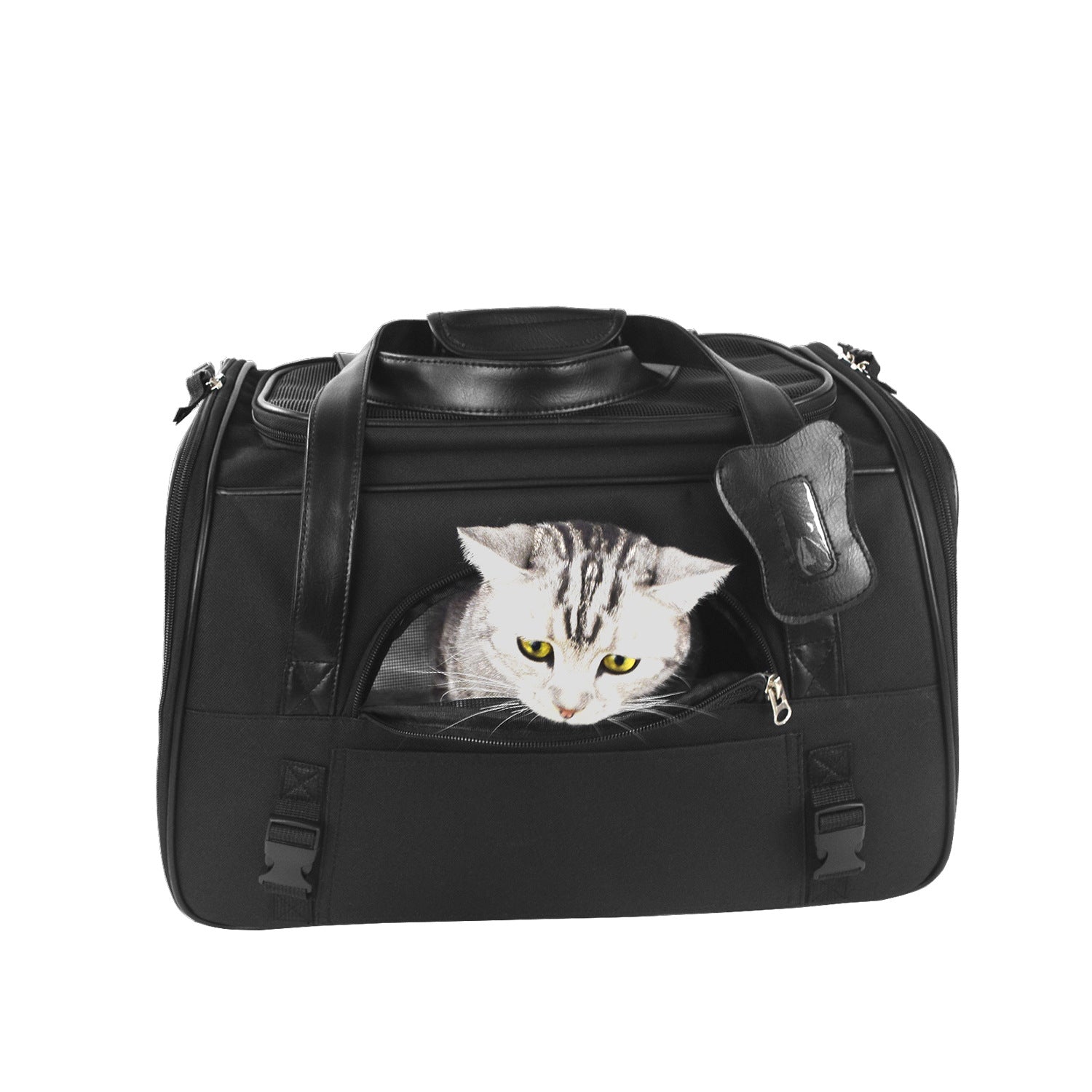 Dog Car Seat Carrier Black color