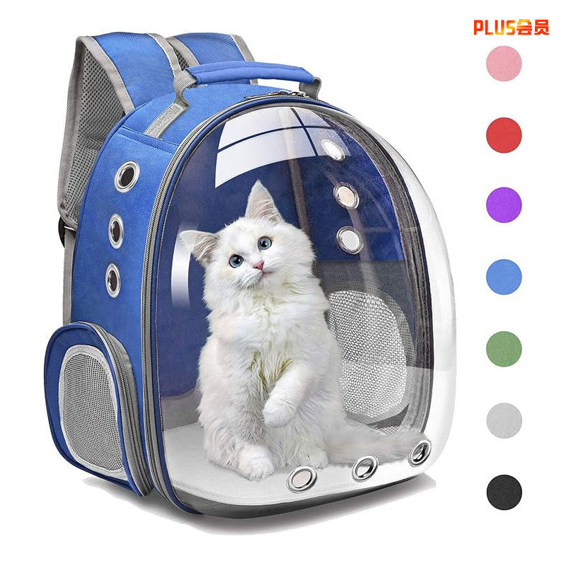 Large Capacity Transparent Pet Backpack