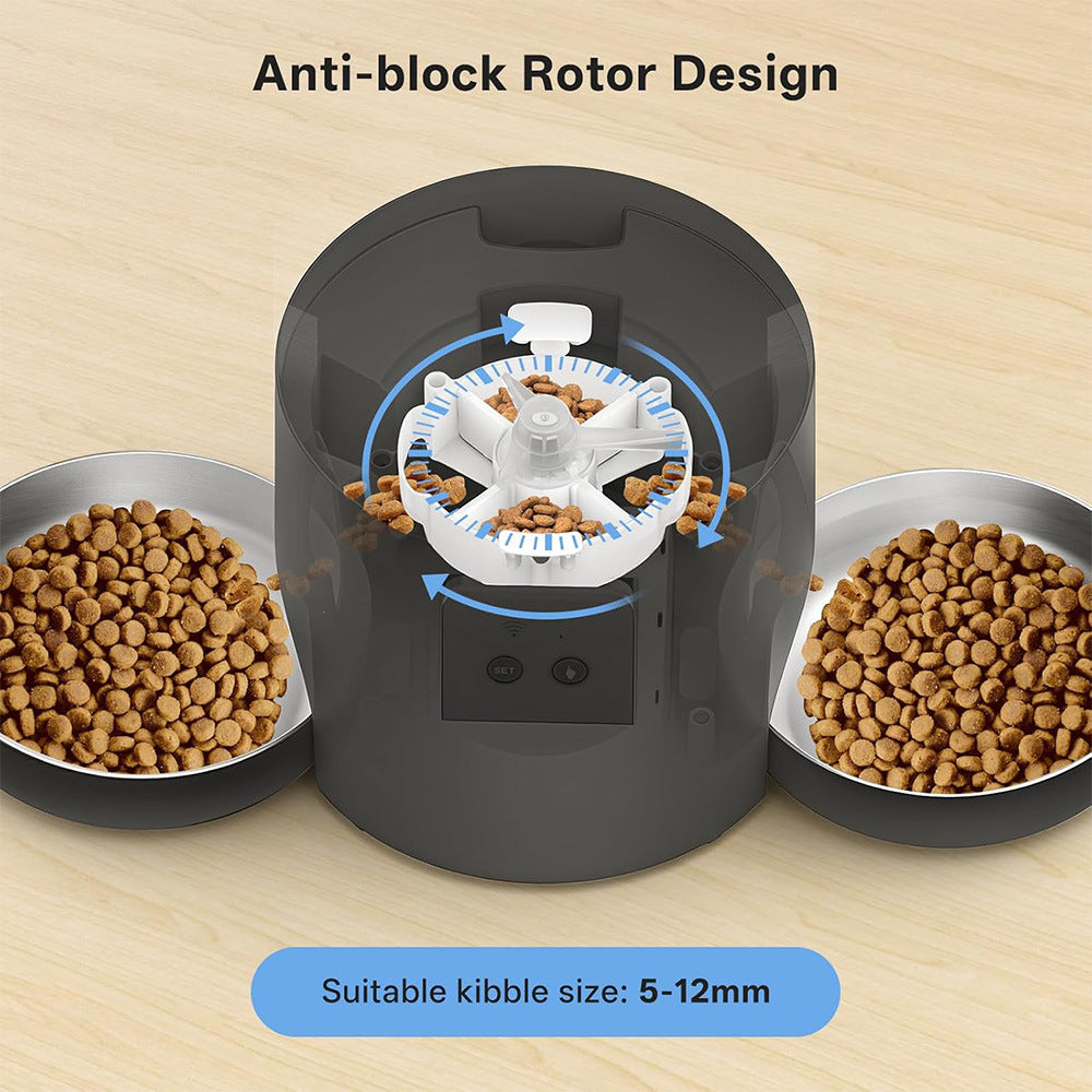Double Bowl Smart Pet Feeder