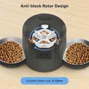 Double Bowl Smart Pet Feeder