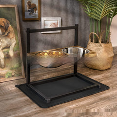 513 Inch Dog Feeding Bowl Set durable pet feeding bowls