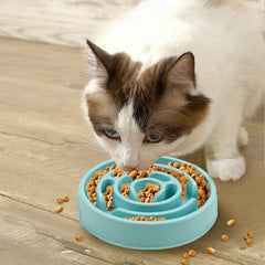 Silicone Slow Feeder Dog Bowl | Anti-Choking Puzzle Feeder