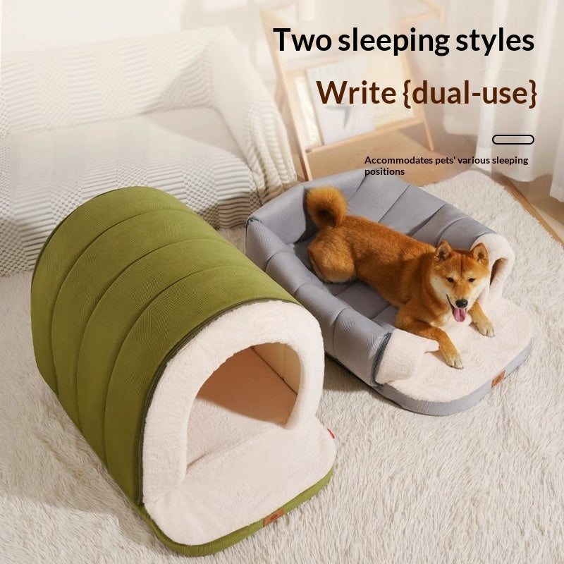 Fully Enclosed Insulated Dog House