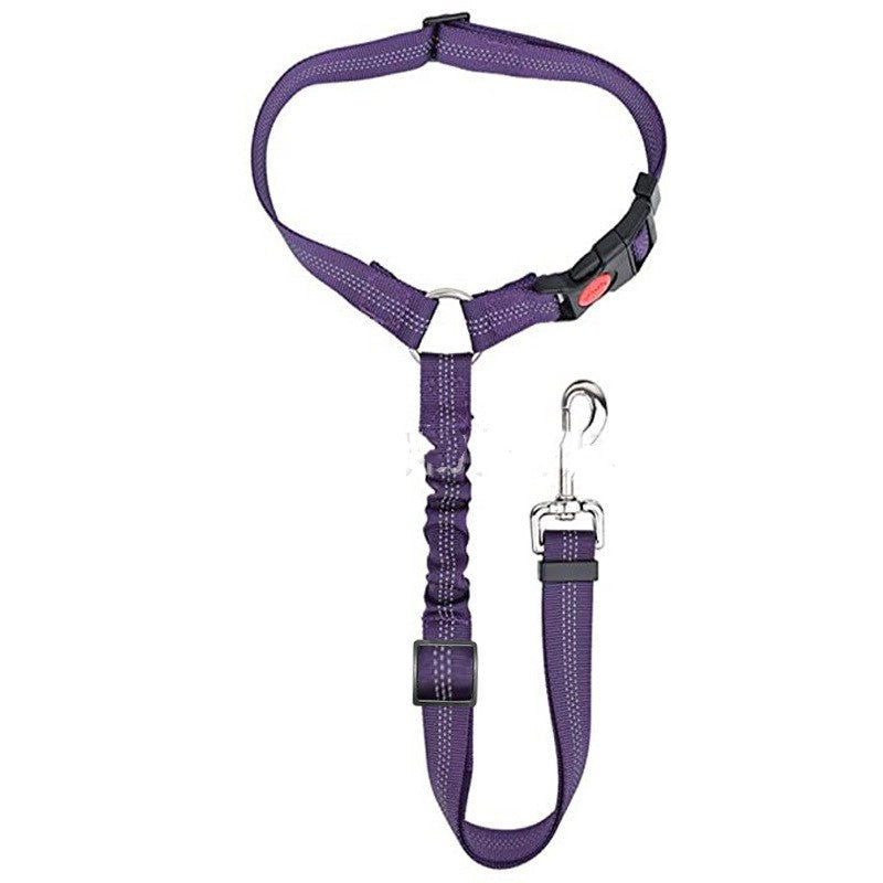 Dog Car Harness Elastic Strap