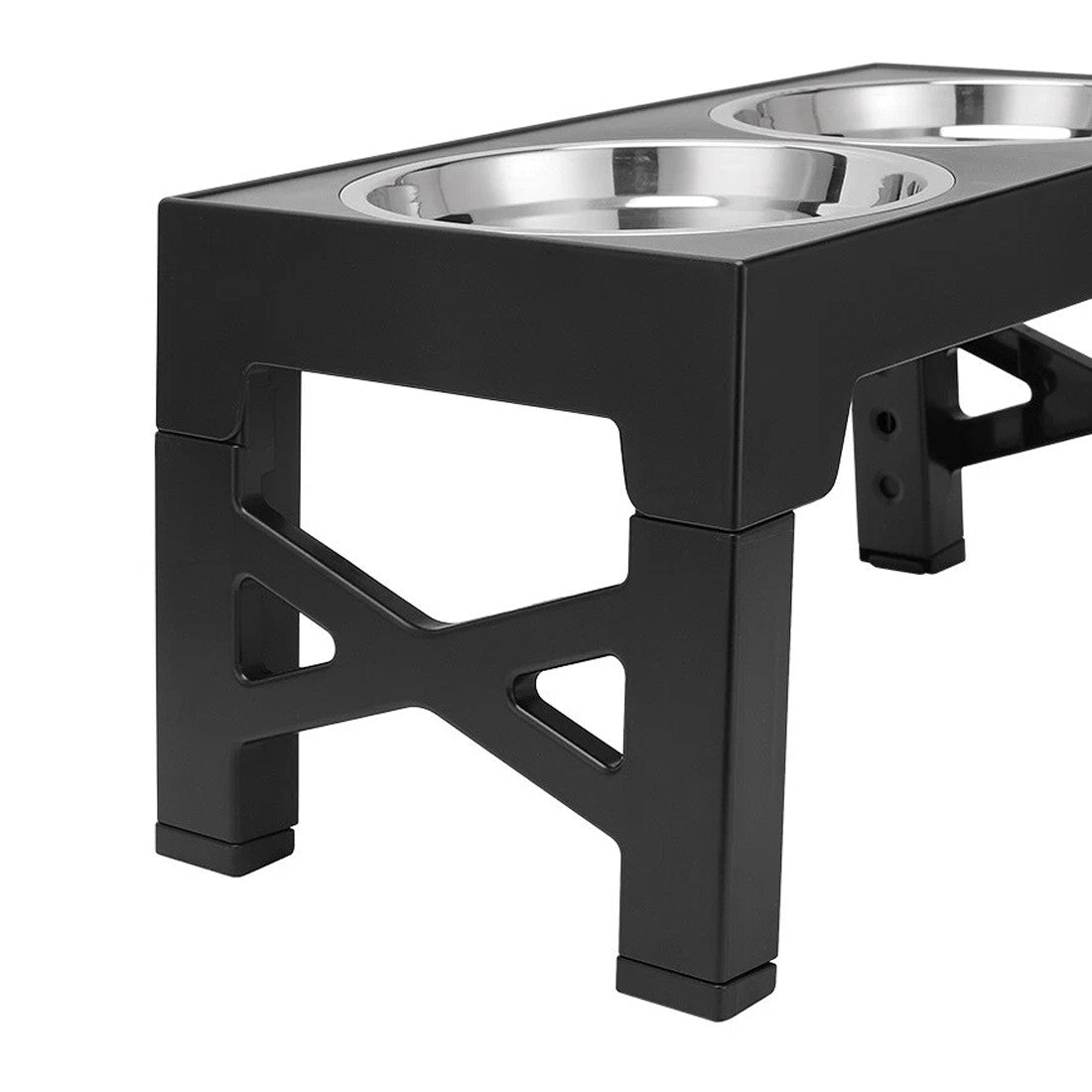 Stainless Steel Double Dog Feeding Station